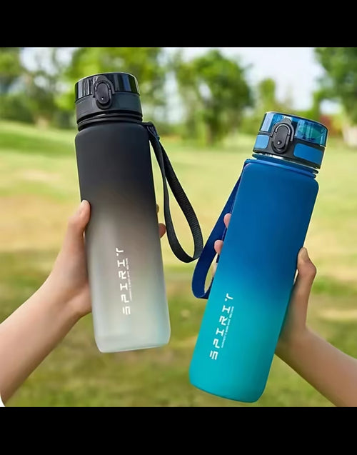 Bouteille d'eau dégradée